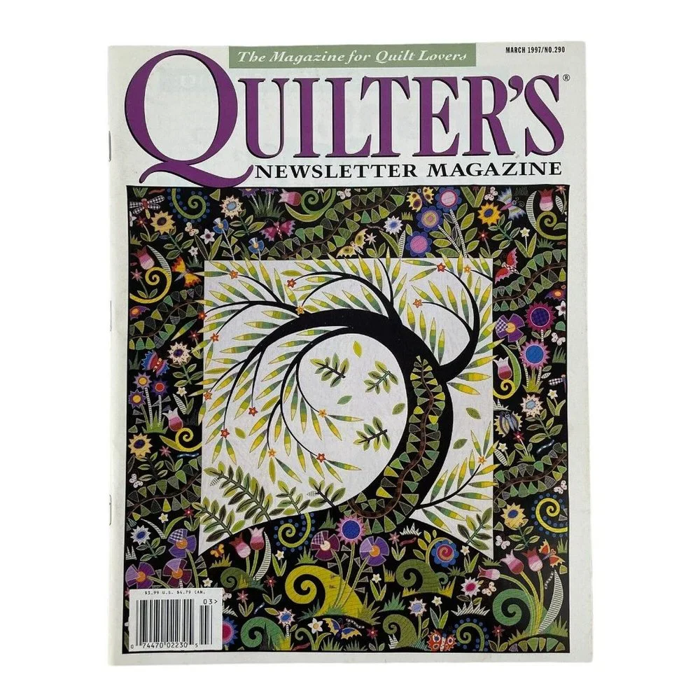 Quilter's Newsletter Magazine‎ Vintage 1997 Lot of 4